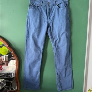 Mott & Bow Blue Straight Mercer Mens 33x32 Jeans Business Causal Denim